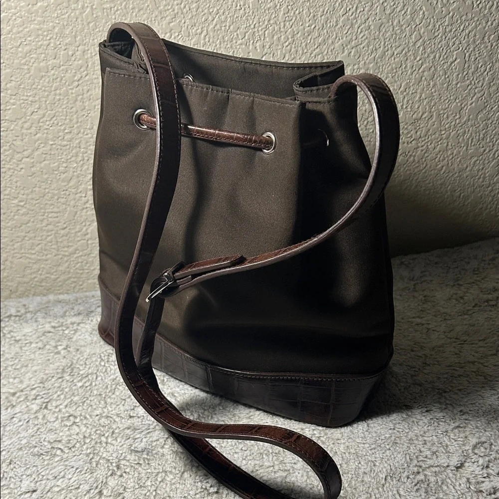 Etienne Aigner Dark Brown Hobo Bag